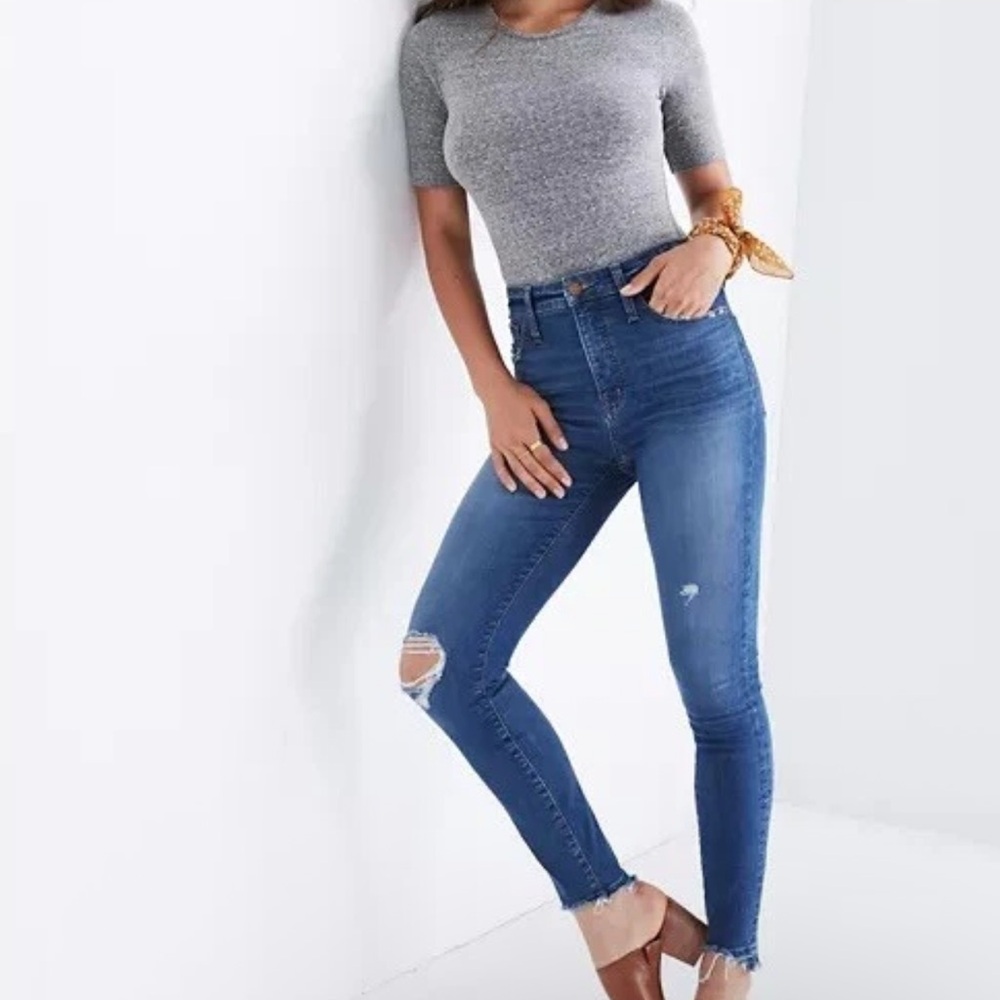Madewell Curvy High Rise Skinny Jeans